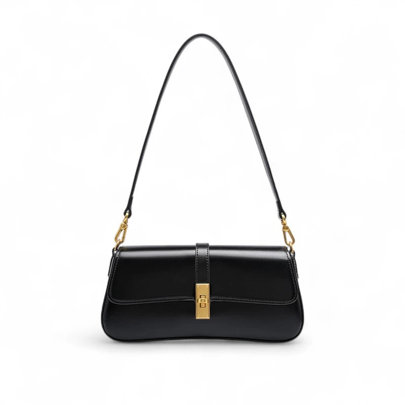 Bolsa Transversal Feminina Lilia – Clutch Couro Legítimo