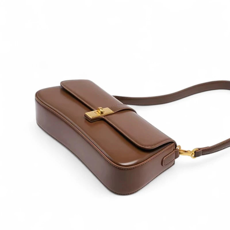 Bolsa Transversal Feminina Lilia – Clutch Couro Legítimo