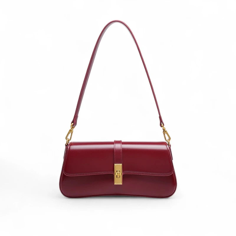 Bolsa Transversal Feminina Lilia – Clutch Couro Legítimo