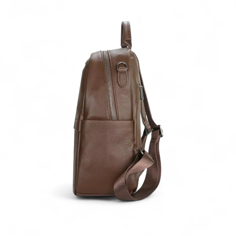 Mochila Feminina Lena – Compacta em Couro Legítimo