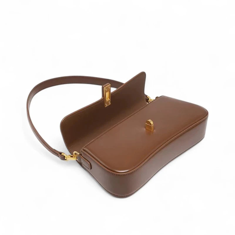 Bolsa Transversal Feminina Lilia – Clutch Couro Legítimo
