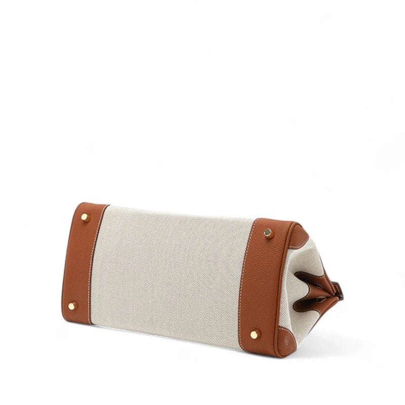 Bolsa Tote Feminina Celia – Couro PU e Lona