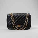 Bolsa Feminina Tiracolo Matelassê Paris Preta - Velucci