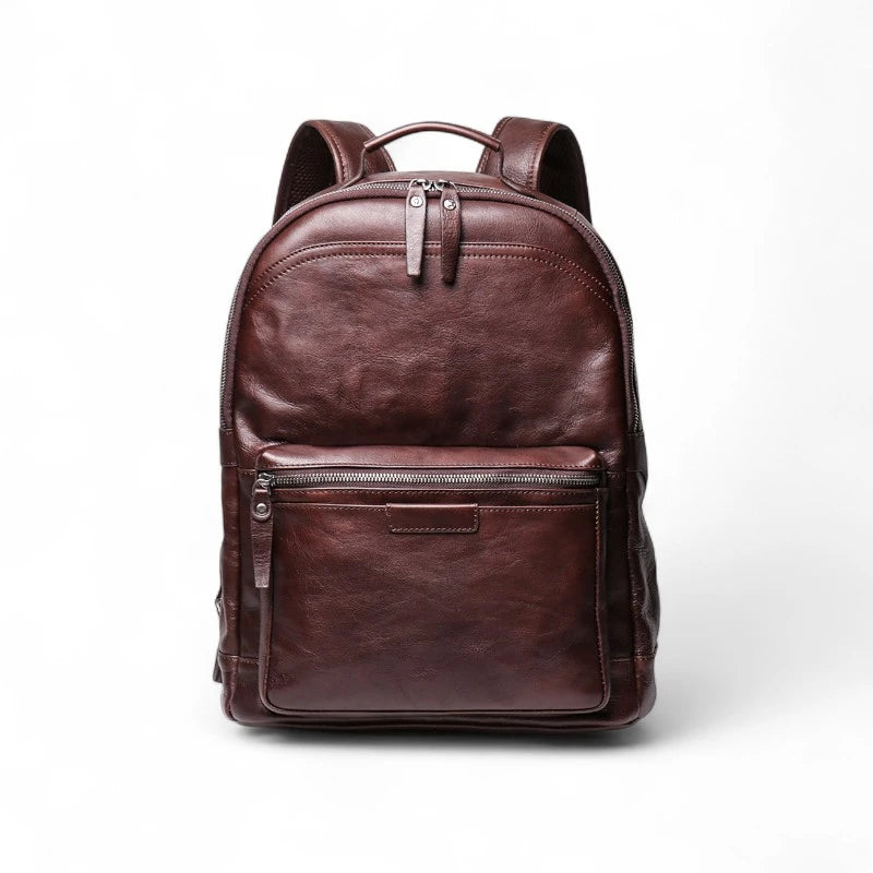 Mochila Unissex Cloé – Couro Legítimo Vintage