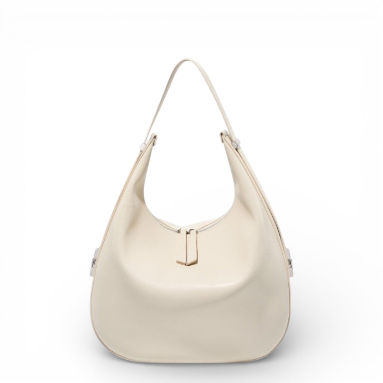 Bolsa Tote Hobo Feminina Nina – Couro Legítimo Preto