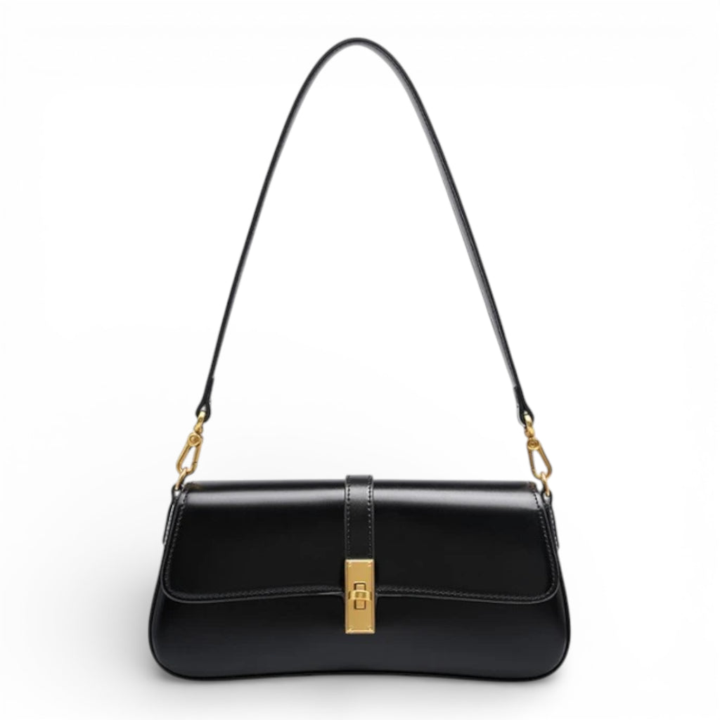 Bolsa Transversal Feminina Lilia – Clutch Couro Legítimo