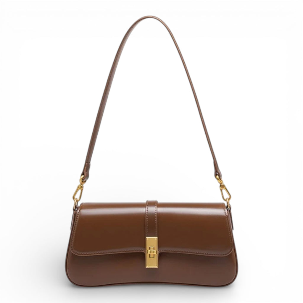 Bolsa Transversal Feminina Lilia – Clutch Couro Legítimo