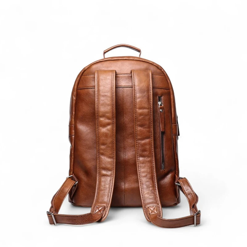 Mochila Unissex Cloé – Couro Legítimo Vintage