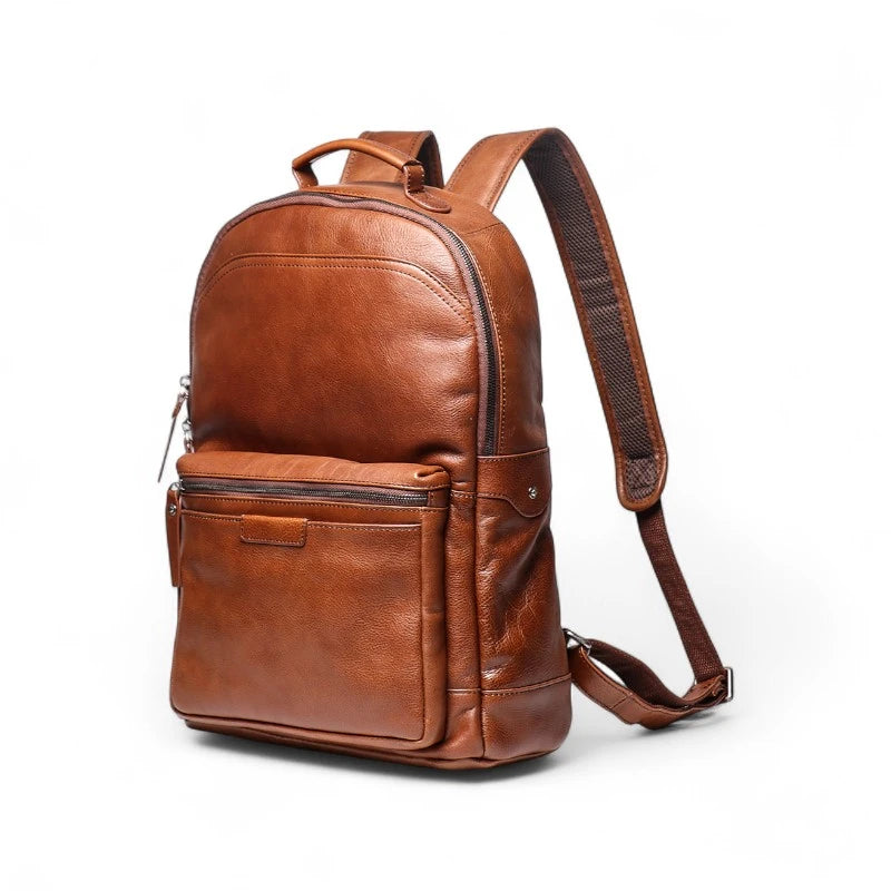 Mochila Unissex Cloé – Couro Legítimo Vintage
