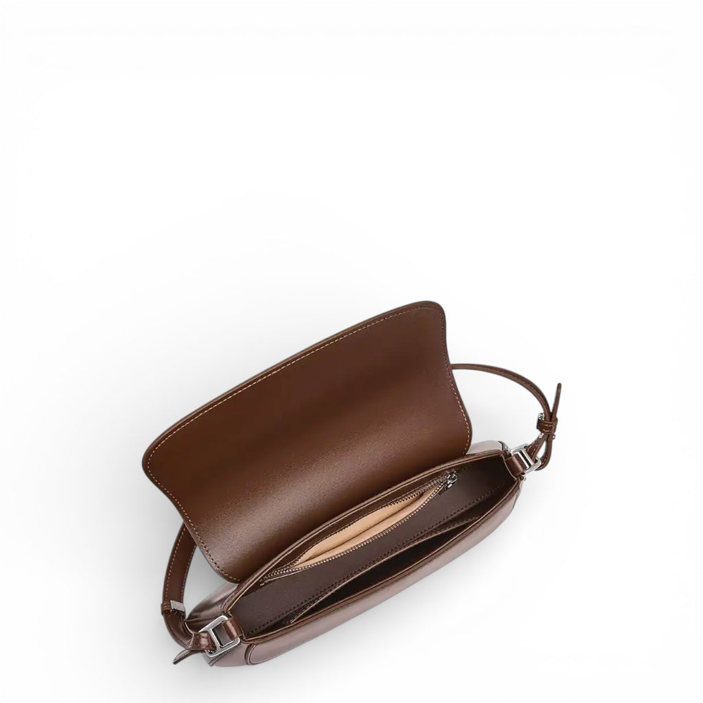 Bolsa Transversal feminina - Marcella Couro Legítimo