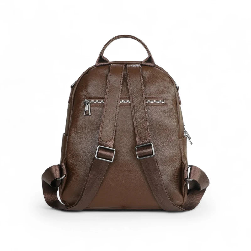 Mochila Feminina Lena – Compacta em Couro Legítimo