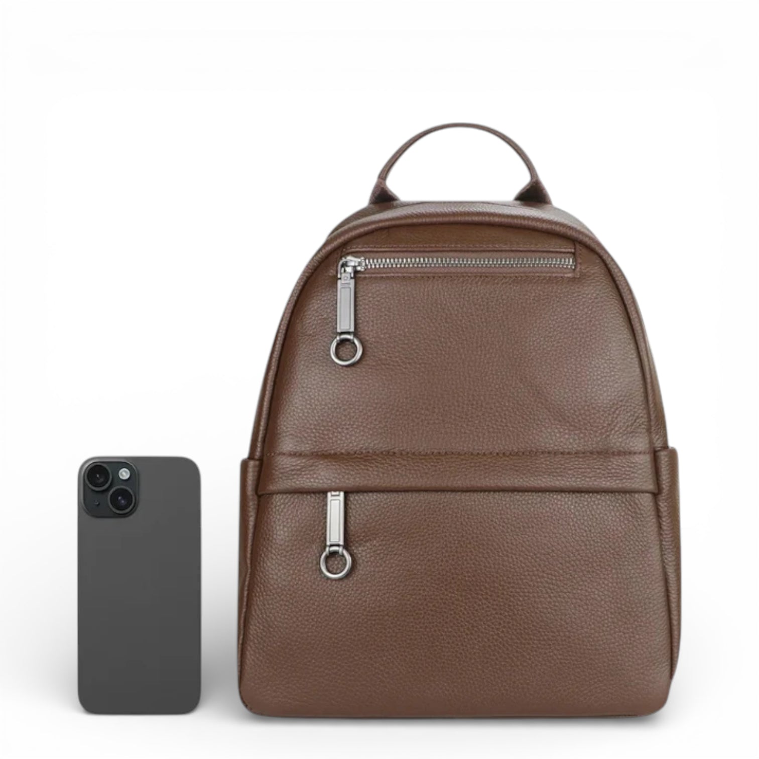 Mochila Feminina Lena – Compacta em Couro Legítimo