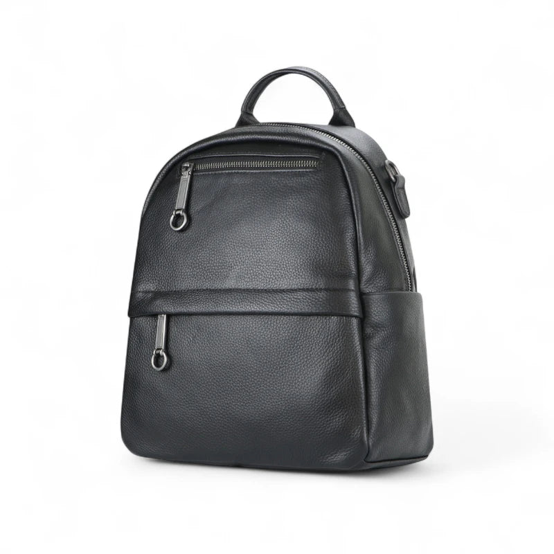 Mochila Feminina Lena – Compacta em Couro Legítimo