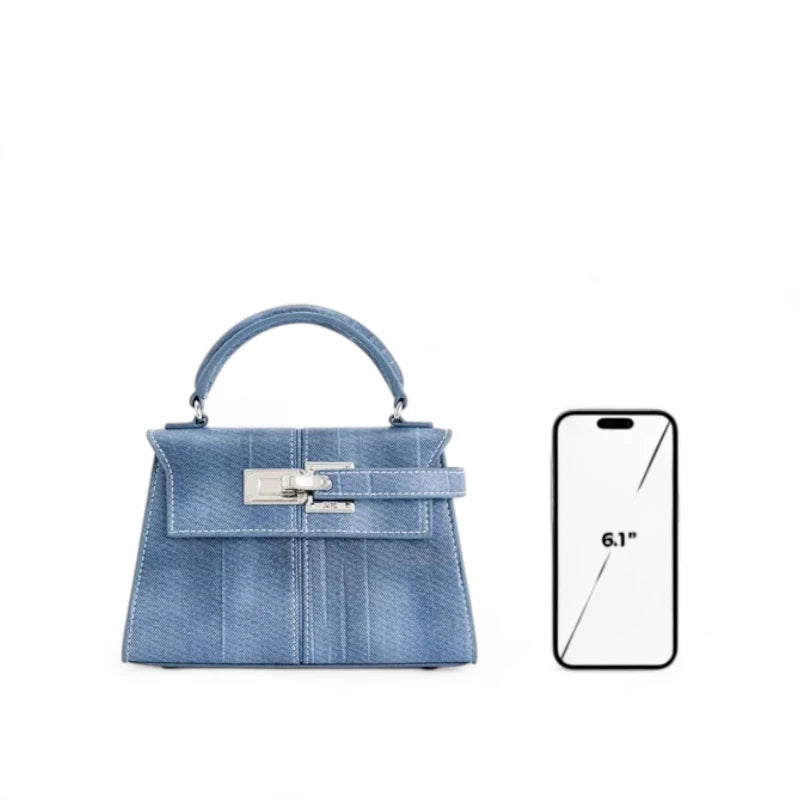 Bolsa Clutcher Feminina Elise – Couro PU de Mão