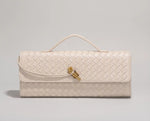 Bolsa Miami Velucci — modelo baguette trançado para mulher 35+ contemporânea