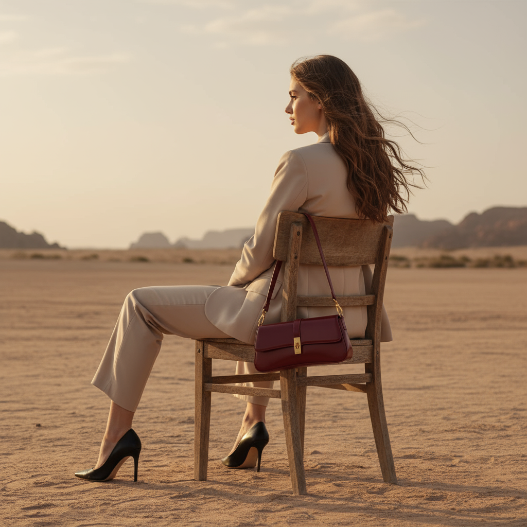 Bolsa Transversal Feminina Lilia – Clutch Couro Legítimo