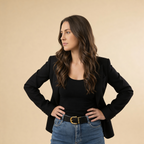 Cinto Feminino Stella - Couro Legítimo Dupla Face