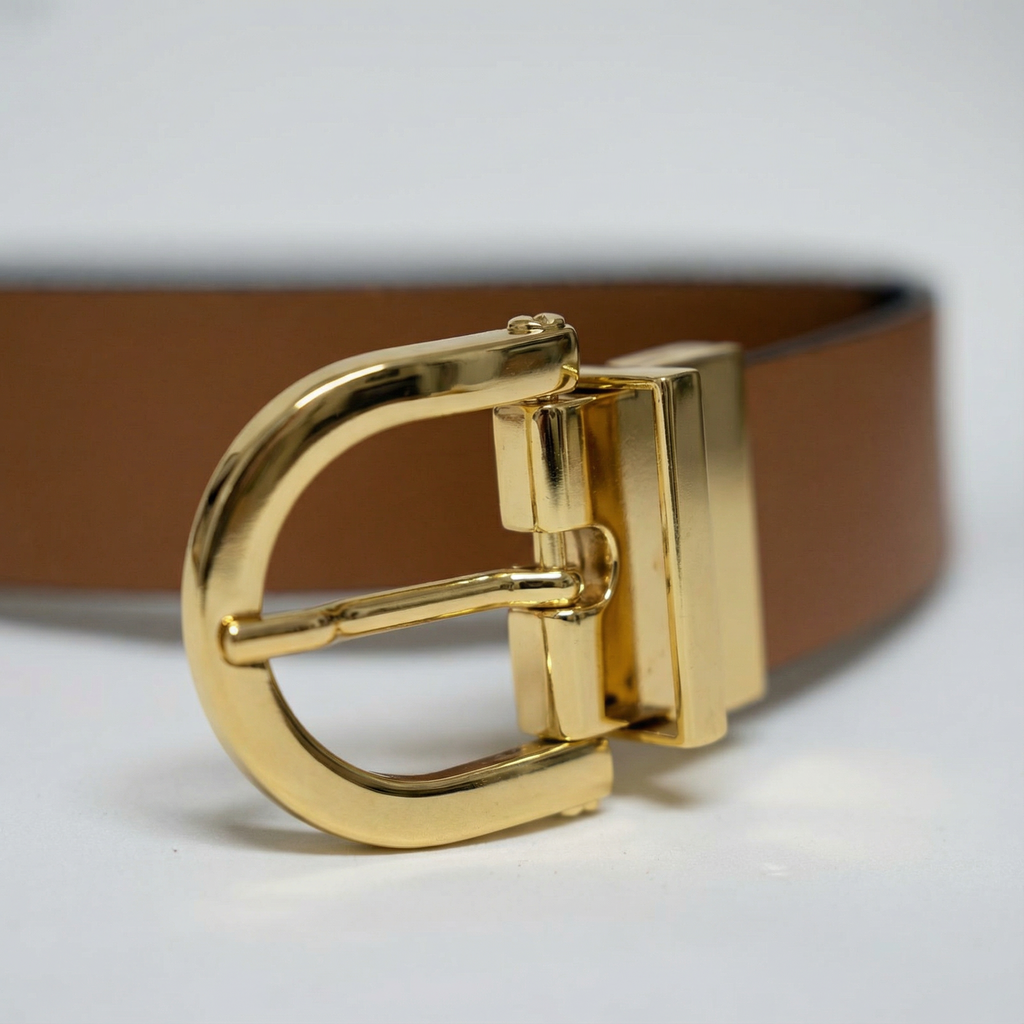 Cinto Feminino Stella - Couro Legítimo Dupla Face