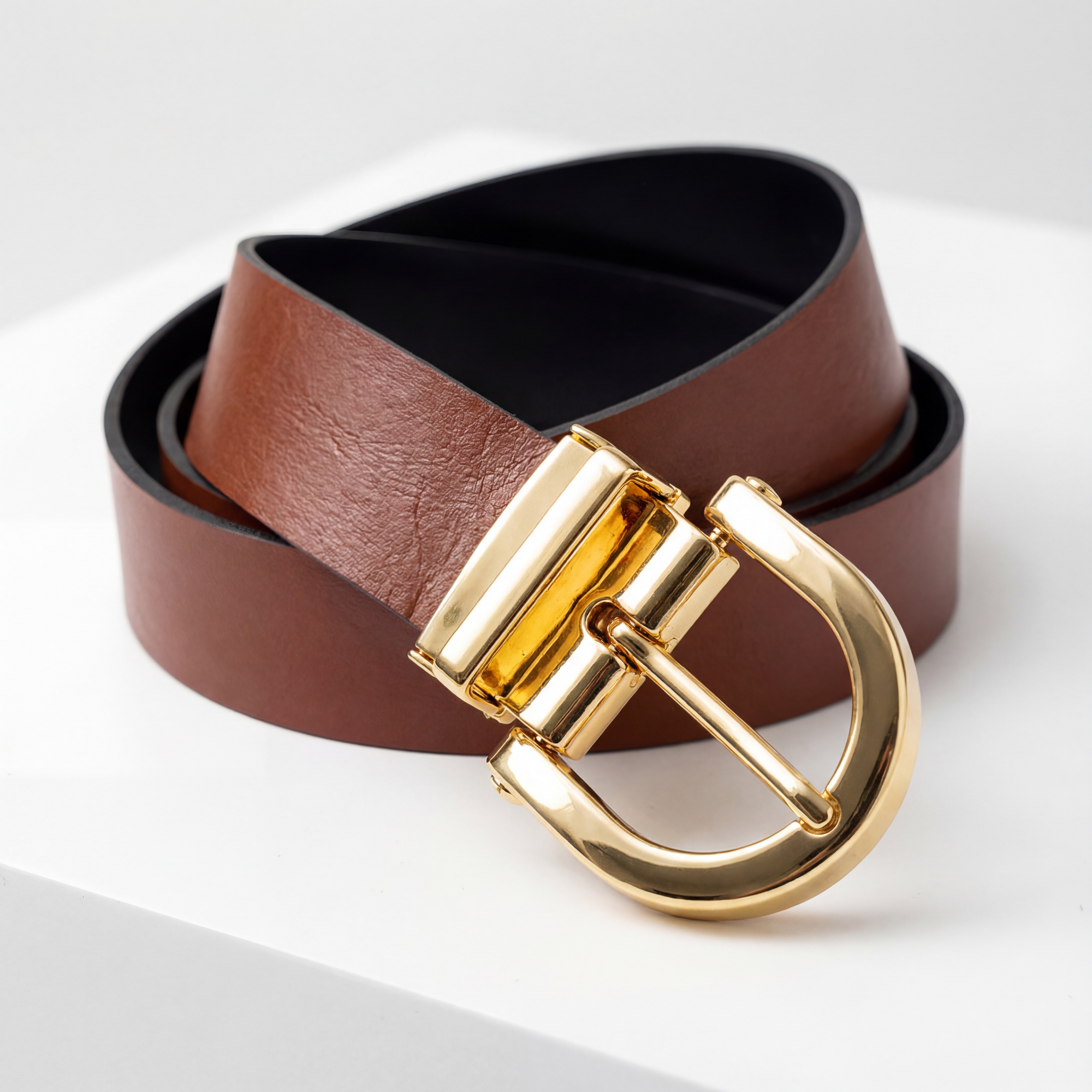 Cinto Feminino Stella - Couro Legítimo Dupla Face