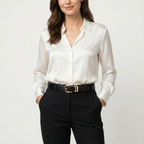 Cinto Cecília feminino - Couro legítimo Dupla Face