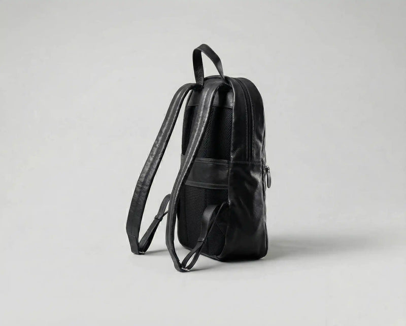 Mochila feminina Velucci em couro legítimo — uso diário, 45×29×12 cm