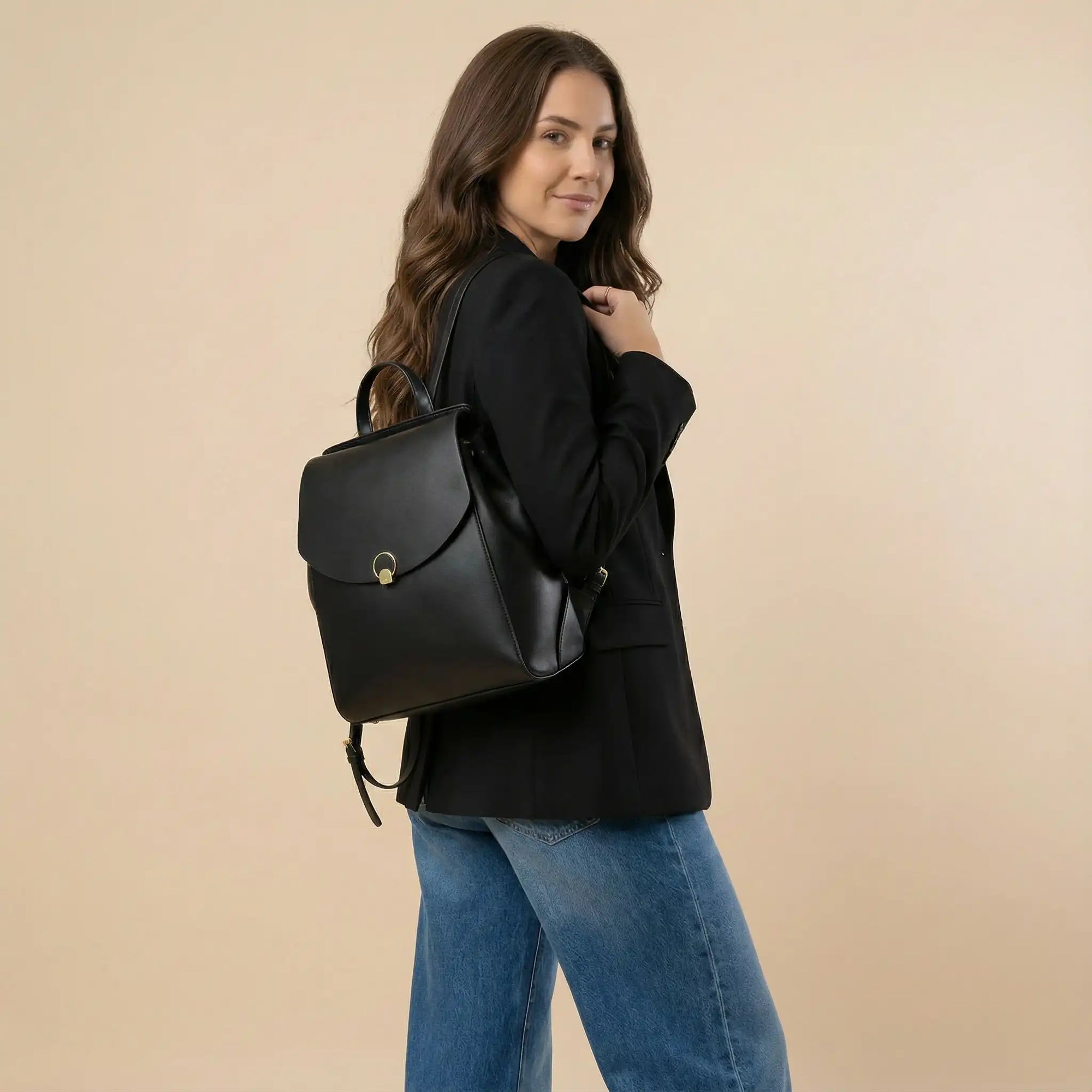 Mochila Feminina Amara – Mochila em Couro Legítimo